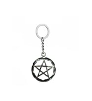 Pentagram Wicca Sembol Figürlü Unisex Anahtarlık – Gotik, Spiritüel ve Mistik Tasarım