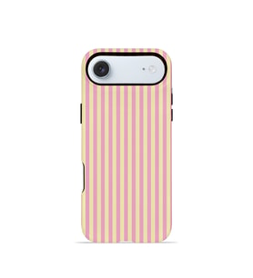 iPhone 17 Air Vorian Çift Katmanlı MagSafe Kılıf Lemon Candy Pinstripe