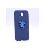 Samsung Galaxy J7 Pro Uyumlu Kılıf Zore Ravel Silikon Kapak (Mavi)