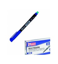 Mikro MK-419 S Permanent Marker Silgili CD Kalemi 12'li Mavi