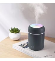 Led Işıklı 3'ü 1 Arada Ultrasonik Hava Nemlendirici ve Aroma Difüzörü (300ml kapasiteli)