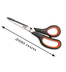 Sarff Easy Grip Kauçuk Plastik Saplı 20cm Ofis Makası