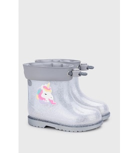 İgor W10339-135 BIMBI UNICORNIO GLITTER Kız Çocuk Bot Gümüş 21-30