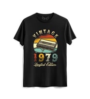 Vintage 1979 Limeted Edition Siyah Tshirt