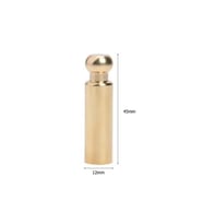 Mühürcüm Boş Mum Mühürü Pirinç Silindir Sütun Damga 12x45 mm R5799PH1245
