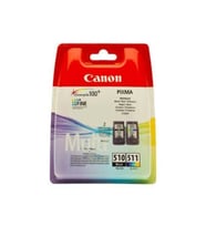 Pg-510 Siyah Ve Cl-511 Renkli Orijinal Mürekkep Kartuş 2'li Paket 2970b010