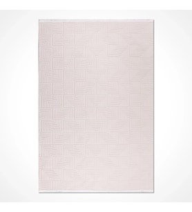 Makine Kaymaz Yıkanabilir Krem Geometrik Triko Salon Halısı Mutfak Halısı Koridor Halısı Yolluk HP02K