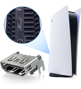 Playstation 5 Hdmi Değişimi Tamir Yedek Parça PS5 Hdmi Port Tüm Modeller Uyumlu (Beyaz)
