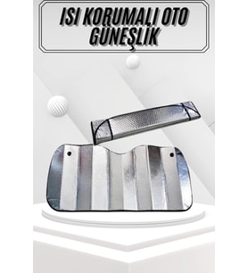 Güneşlik Koruyucu Perde Metalize Oto Araç Araba Güneşliği Ön Cam Güneşliği