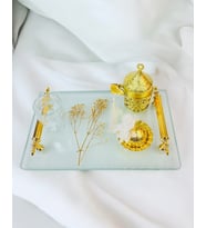 Radiant Söz Nişan Kahve Tepsisi (Gold)