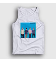 Presmono Unisex Beyaz Band Müzik Weezer Atlet 506661tt