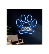 OPEN Yazılı ve Şekilli Neon Tabela