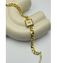 22K Altın Kaplama Tasarım Bileklik - 25-22k94 (Gold)