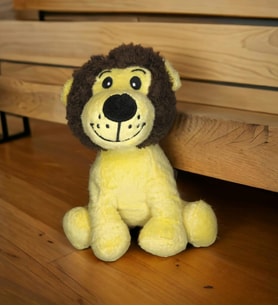 Hediyelik Sevimli Peluş Aslan 22cm - Sevimli Hediyelik Aslan Figürü (Sarı)