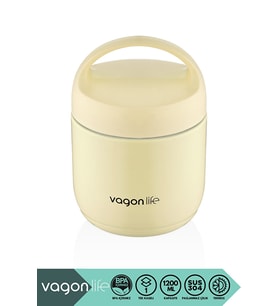 Vagonlife BL10104 1200ml Sarı Çelik Saklama Kabı