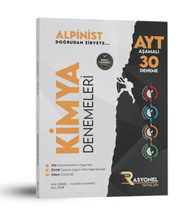 AYT Kimya 30' lu Deneme Seti (Alpinist Serisi)