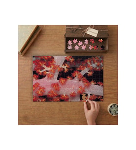 Yumuşak Mercan- Sualtı Bitkileri Tasarımı 240 parça Ahşap Puzzle Ahşap Kutuda MP00249