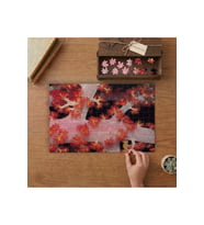 Yumuşak Mercan- Sualtı Bitkileri Tasarımı 240 parça Ahşap Puzzle Ahşap Kutuda MP00249