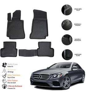 Mercedes E (W213) 2016 Sonrası 3D Havuzlu Paspas OTL