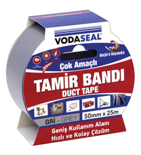 Vodaseal 0963 Çok Amaçlı Tamir Bandı Gri 50mm 10 mt