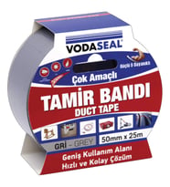 Vodaseal 0963 Çok Amaçlı Tamir Bandı Gri 50mm 10 mt (ATLANTİK-SOHO ANTRASİT)