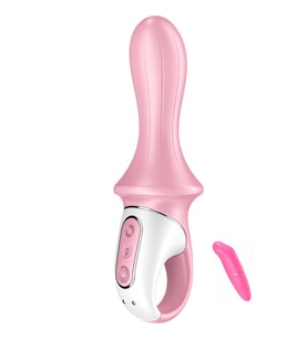 Air Pump Booty 5+ Red Şişebilen Telefon Kontrollü Güçlü Titreşimli Vibratör+Vibratör