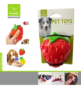 Nunbell Köpek ve Kedi Aromalı Oyuncak Çilek
