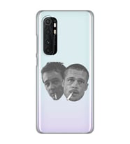 Xiaomi Mi Note 10 Lite Uyumlu Fight Club Desenli Şeffaf Telefon Kılıfı