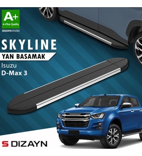Isuzu D-Max 3 Skyline Krom Yan Basamak 203 Cm 2019 Üzeri A+ Kalite