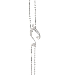 925 Ayar Gümüş Notalı Şahmeran - B021001