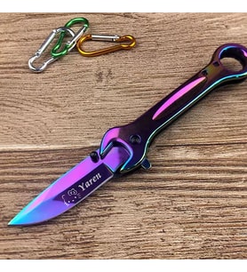 Kişiye Özel İsimli Columbia 8000-A 19  CM Hello Kitty Baskılı Columbia Anahtar Çakı (Pembe)