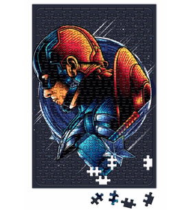 Captain America Puzzle 240 Parça Yapboz