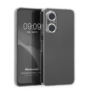 Microsonic Realme 12 Lite Kılıf Transparent Soft Şeffaf (Renksiz)
