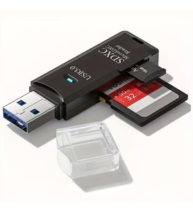 2in1 Usb 3.0 Micro Sd Hafıza Kartı - Tf Kart Okuyucu Hub Adaptör Veri Aktarıcı