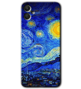 Galaxy A05 Kılıf HD Desen Baskılı Kılıf - Starry Night
