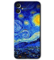 Galaxy A05 Kılıf HD Desen Baskılı Kılıf - Starry Night