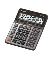 Casio GX120B Hesap Makinesi 12 Hane Pilli ve Güneş Enerjili
