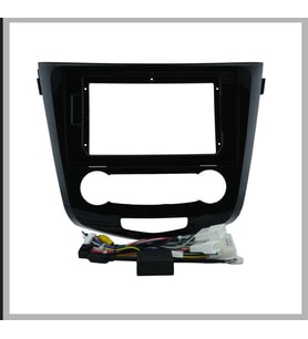 Nissan Qashqai-XTRAİL ANALOG 2014-2021 UYUMLU 10.1 INC P.BLACK ANDROID MULTİMEDYA ÇERÇEVESİ - SOKET-CANBUS