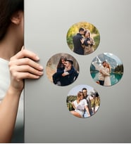 Kişiye Özel Ahşap Fotoğraflı UV Baskılı Magnet