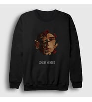 Presmono Unisex Siyah Flowers Shawn Mendes Sweatshirt 231299tt