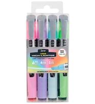 Serve Likit Pastel 4 Renk Fosforlu Kalem Model 1
