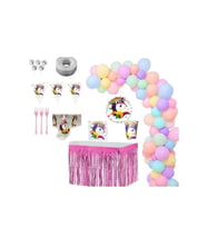 Unicorn Lüks Hazır Doğum Günü Seti 16 Kişilik