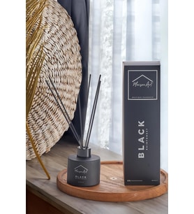 Çubuklu Oda Kokusu  Rainforest 120 Ml Yağmur Ormanları Oda Parfümü  Diffuser (Siyah)