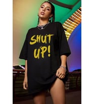 Shut Up Baskılı Tasarım Tshirt (STD)