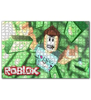 Cakapuzzle Mutlu Röblox Görseli  Puzzle Yapboz MDF (Ahşap) (120 Parça)