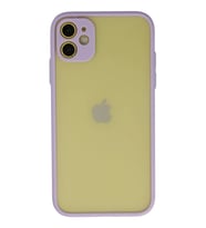 Newface Apple iPhone 11 Kılıf Montreal Silikon Kapak - Mor