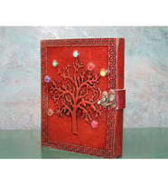 Taşlı Deri Defter
