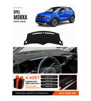 OPEL MOKKA (2020-2025) Uyumlu Torpido Örtüsü Torpido Kılıfı - Siyah