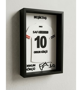 Orkun Kökçü 10 Numaralı Özel Tasarım 3D Kabartmalı Futbol Dekoratif Tablo