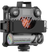 20W Çift Renkli Cep Dolgulu Işık 2700K-6500K Kamera Üzeri Taşınabilir Video Aydınlatması Tiktok/YouTube Canlı Yayın Portre Çekim Stüdyo Video İçin Manyetik Çekimi Desteği ile